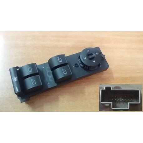 INTERRUTTORE ALZAVETRI COMPLETO SINISTRO 4 V.E.