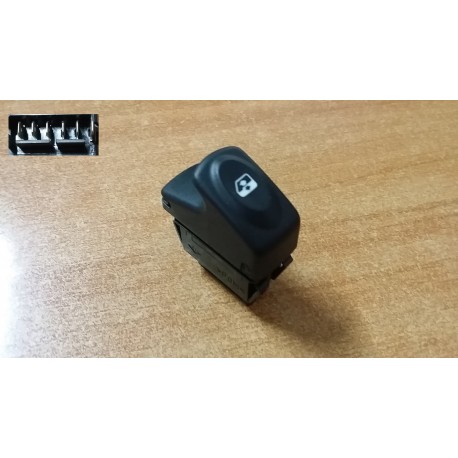 INTERRUTTORE ALZAVETRI 6 PIN NERO