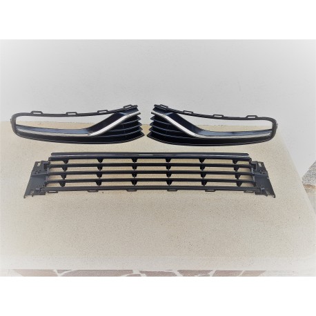 Set Griglie Paraurti Anteriore C/F CROM. DX/SX/CENTRALE