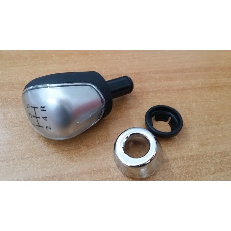 Pommeau FORD 5 Vitesses "ARGENT/CHROME"